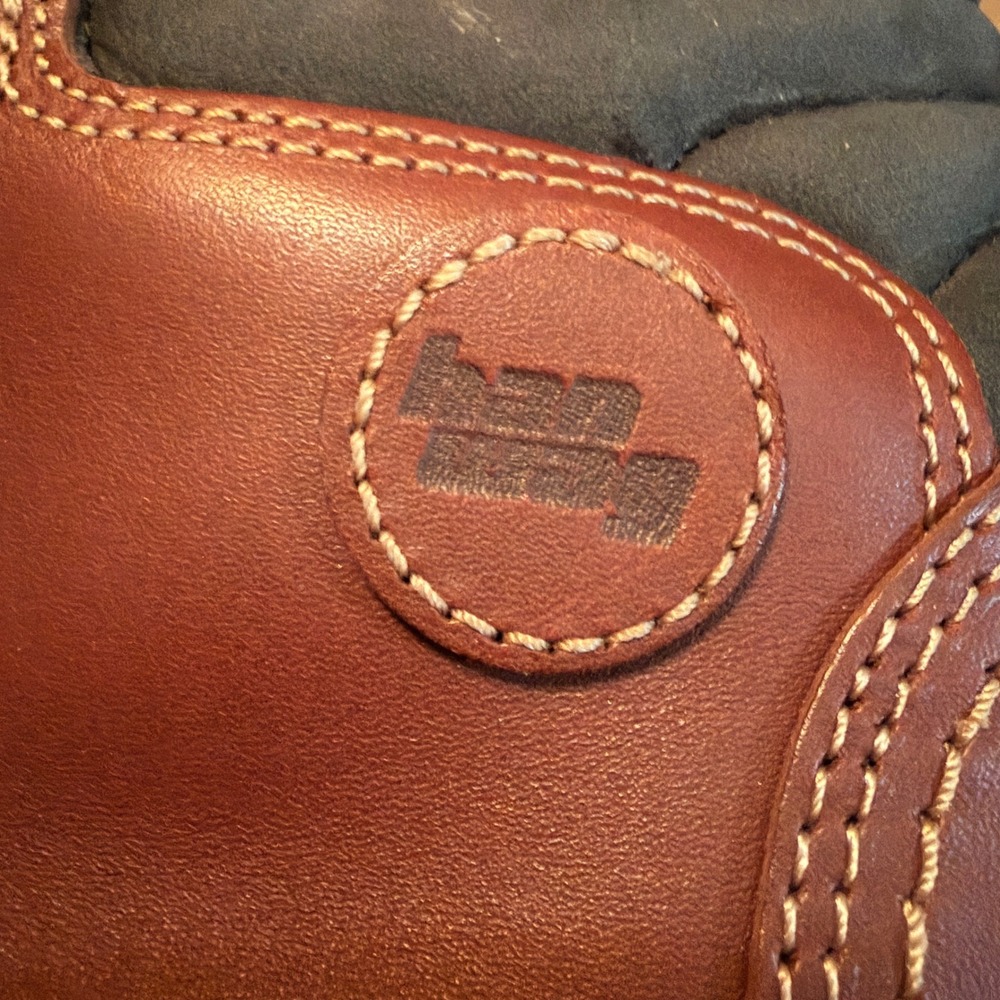 Hanwag Torsby Lady Brown Leather Moc Toe Boots Vibram Sole Made in Germany Sz 8 - Picture 7 of 8